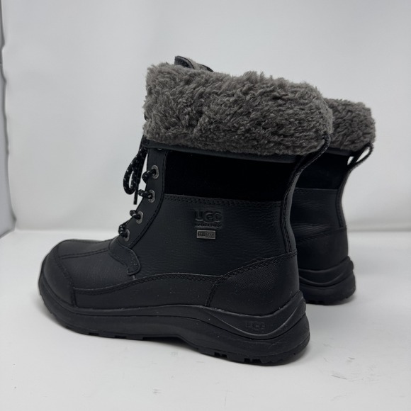 UGG Adirondack III Women's Black Waterproof Winter Snow Boots Size 7.5 Shearling - Picture 9 of 12